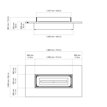 Daiquiri 70 Fire Table