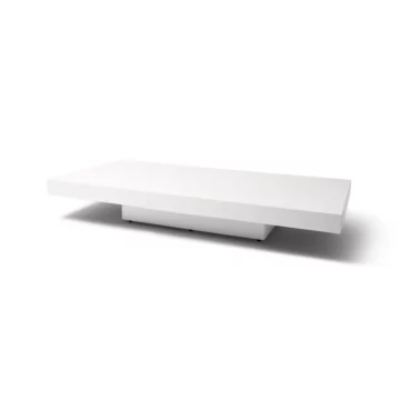 Tappa 90 Low Coffee Table - Bone
