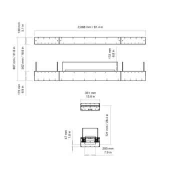 Flex 78IL.BX2 Island Fireplace