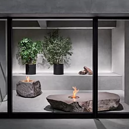 .
バイオエタノール暖炉EcoSmart Fire様との協業でオリジナルの暖炉の製作・販売を開始いたします。
ゆらめく炎と本小松石のテクスチ...