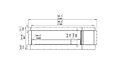 Flex 86SS.BXR Single Sided - Technical Drawing / Front by EcoSmart Fire