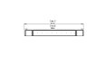 Flex 140RC.BX2 Right Corner - Technical Drawing / Top by EcoSmart Fire