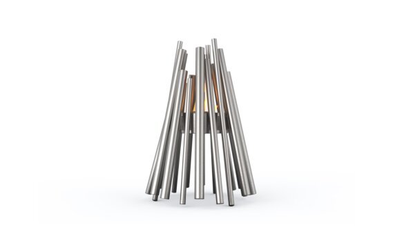 Stix Fire Pit - Ethanol / Stainless Steel by EcoSmart Fire