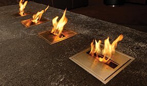 Long Room  - BK5 e-NRG Bioethanol by EcoSmart Fire