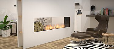 Flex 158DB.BX2 Double Sided - In-Situ Image by EcoSmart Fire