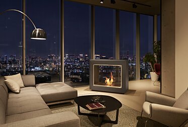 Private Residence - Designer fireplaces