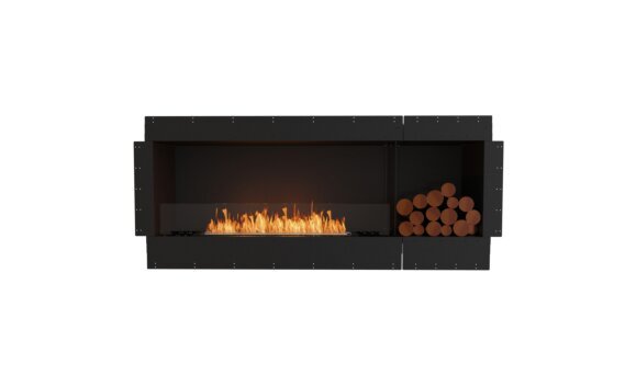Flex 68SS.BXR Single Sided - Ethanol / Black / Uninstalled view - Logs not included by EcoSmart Fire