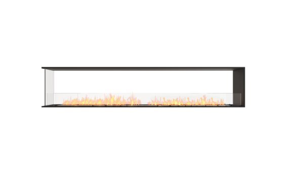 Flex 104PN Peninsula - Ethanol / Black / Installed View by EcoSmart Fire