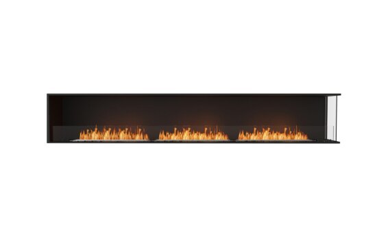 Flex 122RC Right Corner - Ethanol / Black / Installed View by EcoSmart Fire
