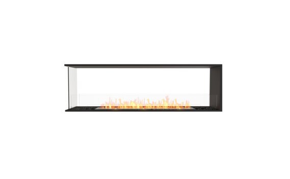 Flex 68PN Peninsula - Ethanol / Black / Installed View by EcoSmart Fire