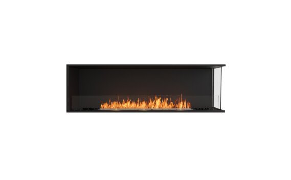 Flex 68RC Right Corner - Ethanol / Black / Installed View by EcoSmart Fire