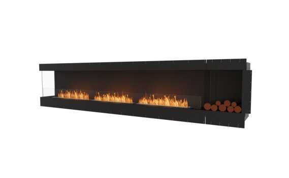 Flex 140LC.BXR Left Corner - Ethanol / Black / Uninstalled view - Logs not included by EcoSmart Fire