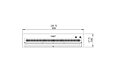 XL900 Ethanol Burner - Technical Drawing / Top by EcoSmart Fire