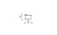 XL700 Ethanol Burner - Technical Drawing / Side by EcoSmart Fire