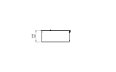 BK5 Ethanol Burner - Technical Drawing / Side by EcoSmart Fire