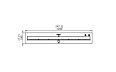 XL1200 Ethanol Burner - Technical Drawing / Top by EcoSmart Fire