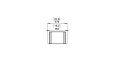 Flex 18DB Double Sided - Technical Drawing / Top by EcoSmart Fire