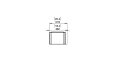 Flex 18LC Left Corner - Technical Drawing / Top by EcoSmart Fire