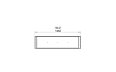 Flex 50 - Technical Drawing / Top by EcoSmart Fire
