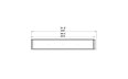 Flex 86LC Left Corner - Technical Drawing / Top by EcoSmart Fire