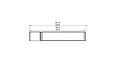 Flex 86LC.BXL Left Corner - Technical Drawing / Top by EcoSmart Fire