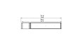 Flex 86RC.BXL Right Corner - Technical Drawing / Top by EcoSmart Fire