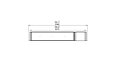 Flex 86SS.BXR Single Sided - Technical Drawing / Top by EcoSmart Fire