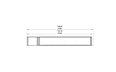 Flex 104LC.BXL Left Corner - Technical Drawing / Top by EcoSmart Fire