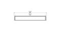 Flex 104SS Single Sided - Technical Drawing / Top by EcoSmart Fire