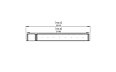 Flex 122SS.BXL Single Sided - Technical Drawing / Top by EcoSmart Fire