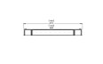 Flex 140SS.BX2 Single Sided - Technical Drawing / Top by EcoSmart Fire