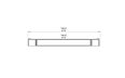 Flex 140LC.BX2 Left Corner - Technical Drawing / Top by EcoSmart Fire