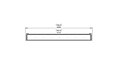Flex 158SS Single Sided - Technical Drawing / Top by EcoSmart Fire