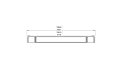 Flex 158SS.BX2 Single Sided - Technical Drawing / Top by EcoSmart Fire
