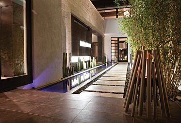 New American Home  - Fire pits