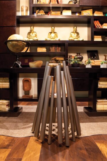New American Home  - Fire pits