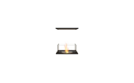 Flex 18IL Island - Ethanol / Black / Installed View by EcoSmart Fire