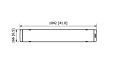 Pure 2400W Radiant Heater - Technical Drawing / Front by Heatscope Heaters