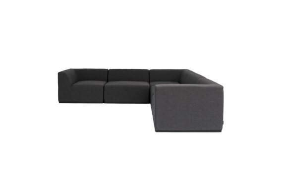 Relax Modular 5 L-Sectional Furniture - Sooty by Blinde Design