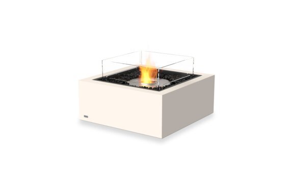 Base 30 Fire Pit - Ethanol / Bone / Optional Fire Screen by EcoSmart Fire