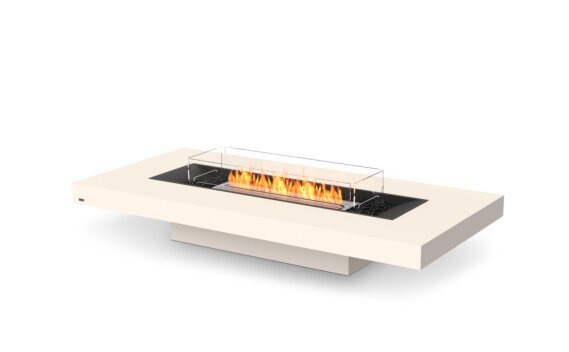 Gin 90 (Low) Fire Pit - Ethanol / Bone / Optional Fire Screen by EcoSmart Fire