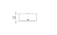 Grate 18 Fireplace Insert - Technical Drawing / Front by EcoSmart Fire