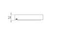 Grate 30 Fireplace Insert - Technical Drawing / Front by EcoSmart Fire