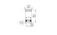 Flex 18IL Island - Technical Drawing / Side by EcoSmart Fire