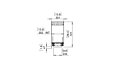 Flex 18DB Double Sided - Technical Drawing / Side by EcoSmart Fire