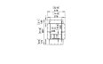 Flex 18DB Double Sided - Technical Drawing / Front by EcoSmart Fire