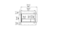 Flex 32LC Left Corner - Technical Drawing / Front by EcoSmart Fire