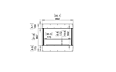 Flex 32 - Technical Drawing / Front by EcoSmart Fire