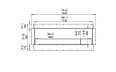 Flex 68SS Single Sided - Technical Drawing / Front by EcoSmart Fire