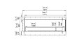 Flex 68RC Right Corner - Technical Drawing / Front by EcoSmart Fire